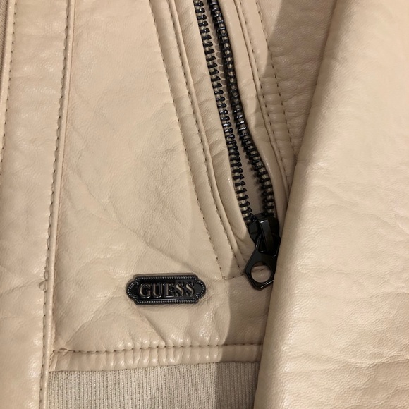 GUESS FAUX-Leather MOTO JACKET - Picture 8 of 13